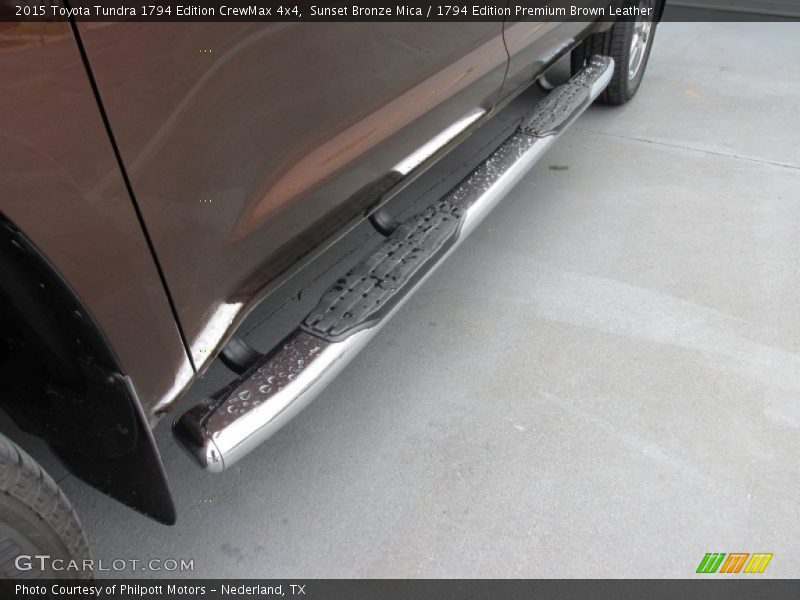 Sunset Bronze Mica / 1794 Edition Premium Brown Leather 2015 Toyota Tundra 1794 Edition CrewMax 4x4