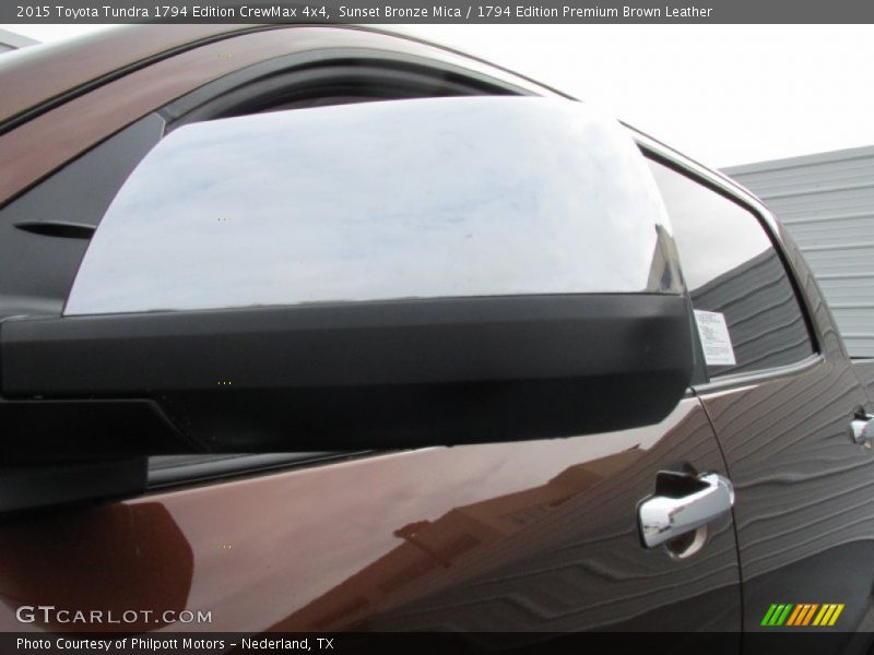 Sunset Bronze Mica / 1794 Edition Premium Brown Leather 2015 Toyota Tundra 1794 Edition CrewMax 4x4