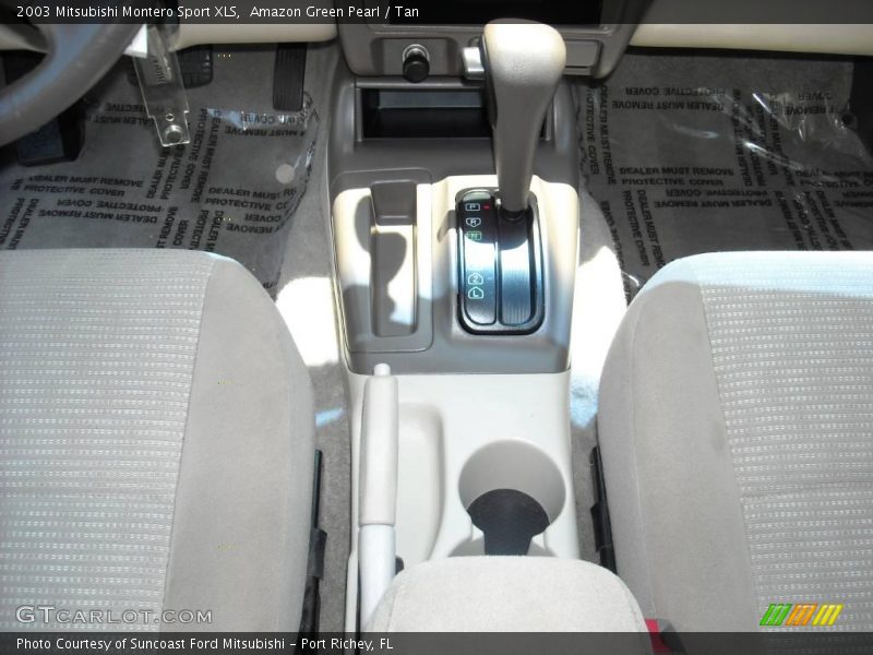 Amazon Green Pearl / Tan 2003 Mitsubishi Montero Sport XLS