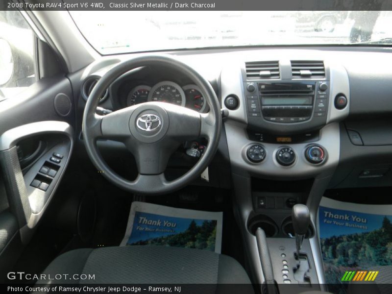 Classic Silver Metallic / Dark Charcoal 2008 Toyota RAV4 Sport V6 4WD