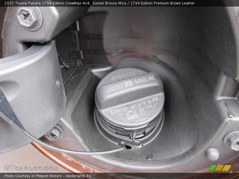 Sunset Bronze Mica / 1794 Edition Premium Brown Leather 2015 Toyota Tundra 1794 Edition CrewMax 4x4