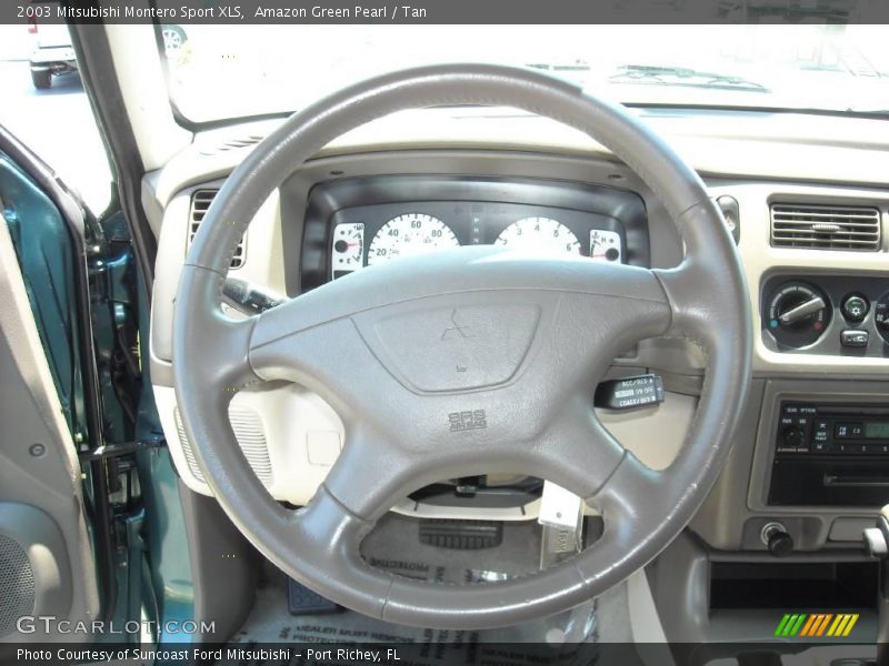 Amazon Green Pearl / Tan 2003 Mitsubishi Montero Sport XLS