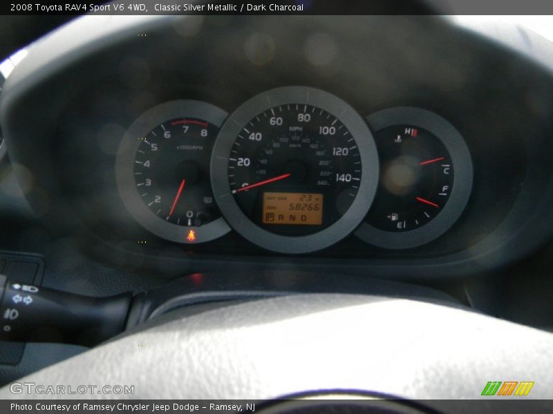 Classic Silver Metallic / Dark Charcoal 2008 Toyota RAV4 Sport V6 4WD