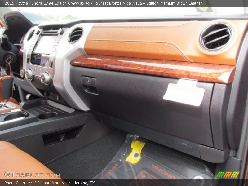 Dashboard of 2015 Tundra 1794 Edition CrewMax 4x4