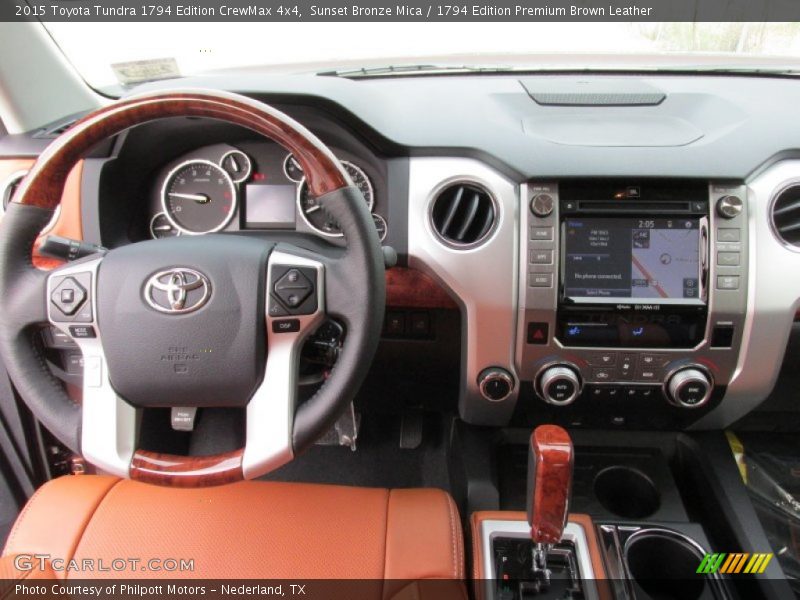 Dashboard of 2015 Tundra 1794 Edition CrewMax 4x4
