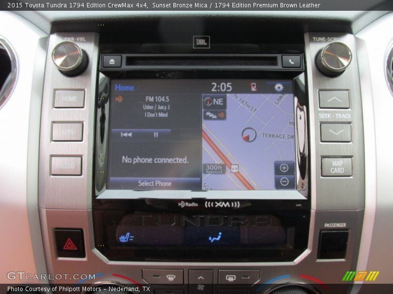 Navigation of 2015 Tundra 1794 Edition CrewMax 4x4