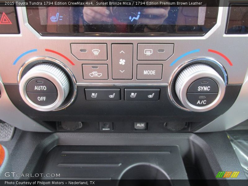 Controls of 2015 Tundra 1794 Edition CrewMax 4x4