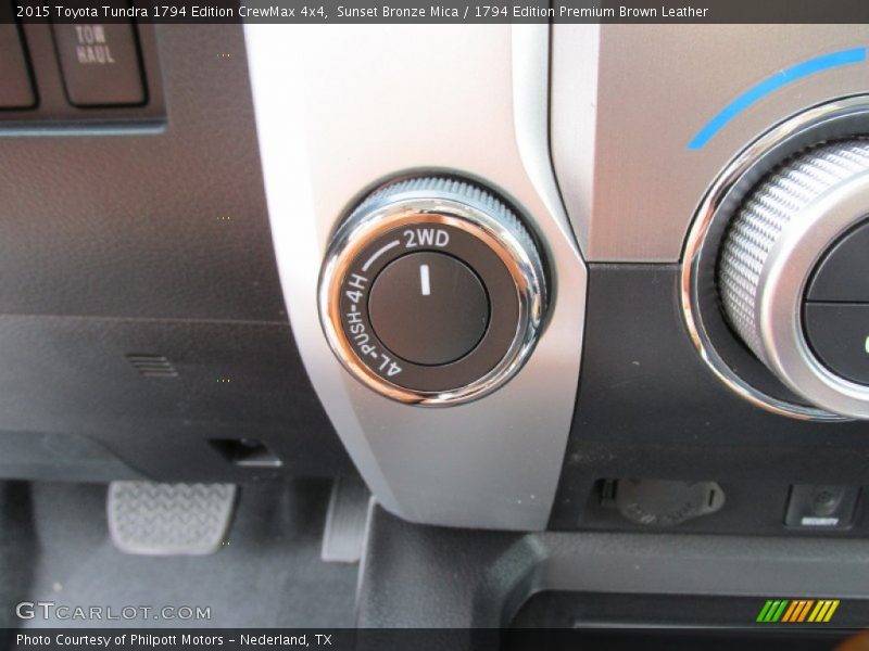 Controls of 2015 Tundra 1794 Edition CrewMax 4x4