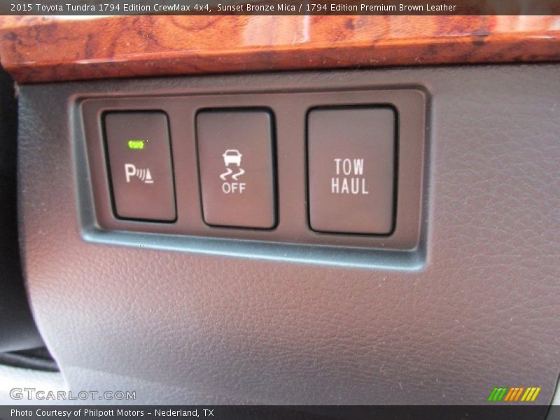 Controls of 2015 Tundra 1794 Edition CrewMax 4x4