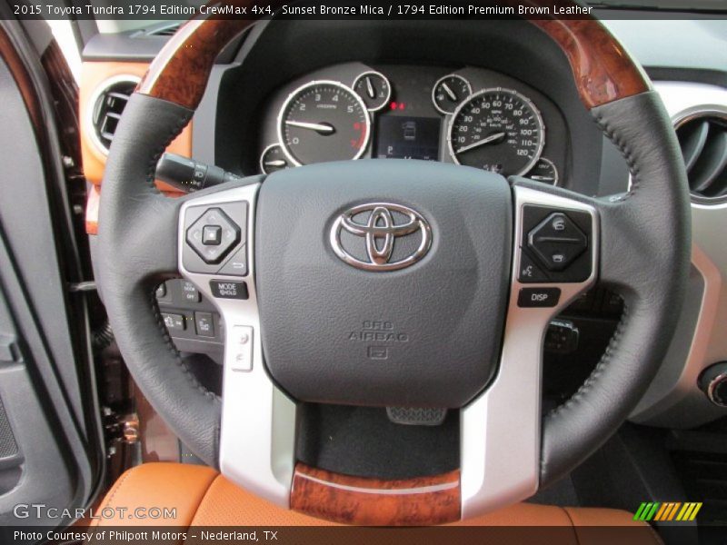  2015 Tundra 1794 Edition CrewMax 4x4 Steering Wheel