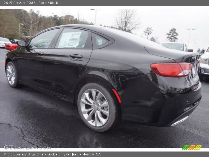 Black / Black 2015 Chrysler 200 S