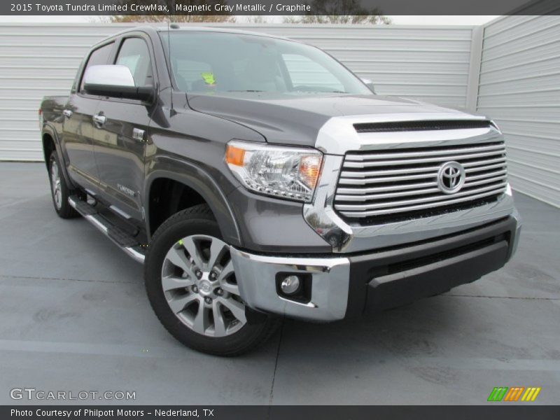 Magnetic Gray Metallic / Graphite 2015 Toyota Tundra Limited CrewMax