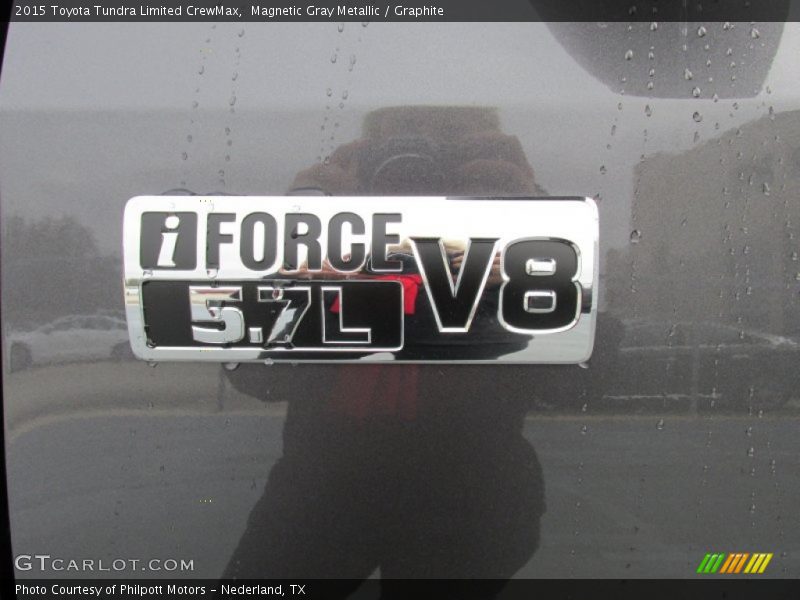 Magnetic Gray Metallic / Graphite 2015 Toyota Tundra Limited CrewMax