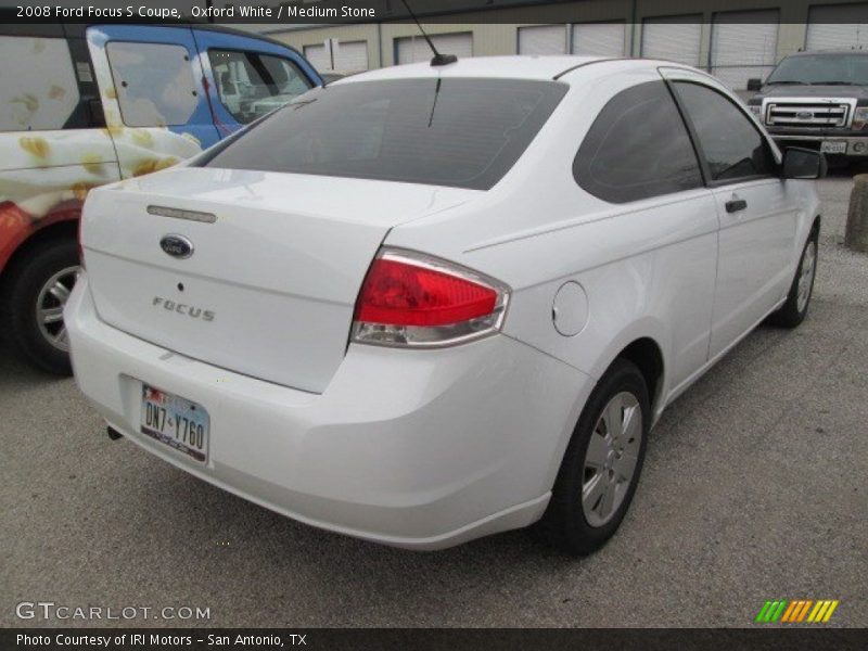 Oxford White / Medium Stone 2008 Ford Focus S Coupe