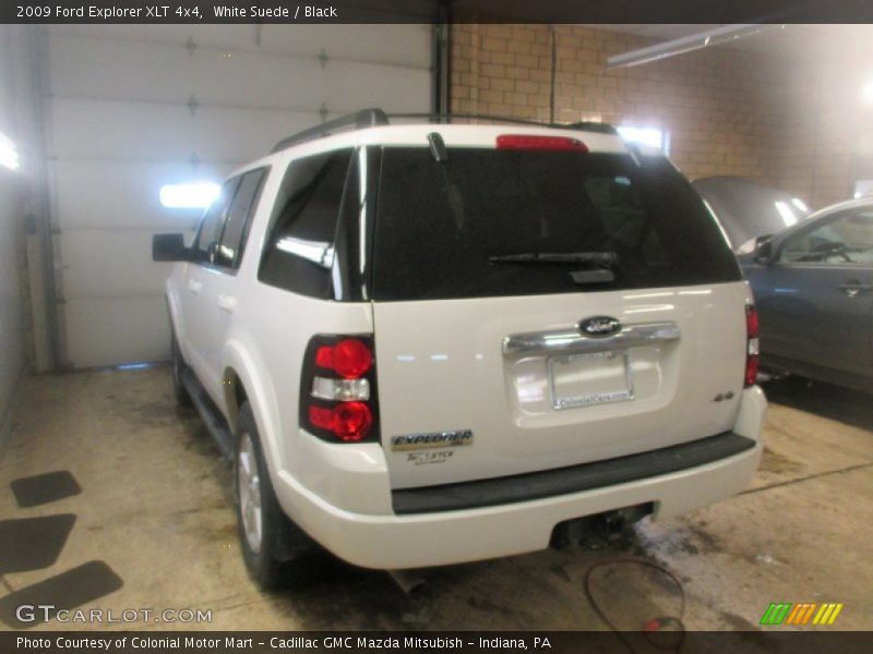 White Suede / Black 2009 Ford Explorer XLT 4x4