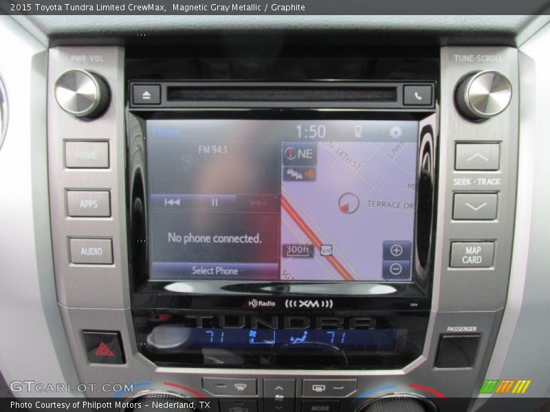 Magnetic Gray Metallic / Graphite 2015 Toyota Tundra Limited CrewMax