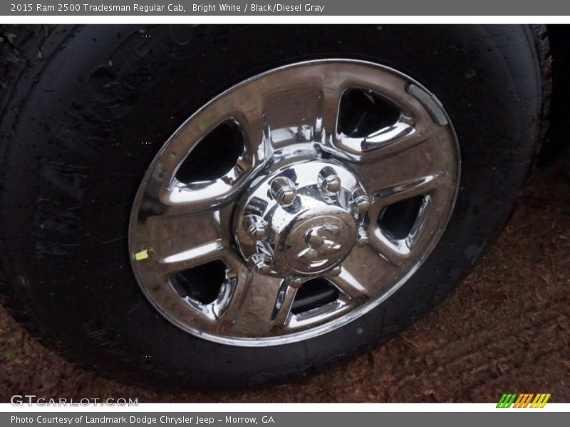 Bright White / Black/Diesel Gray 2015 Ram 2500 Tradesman Regular Cab