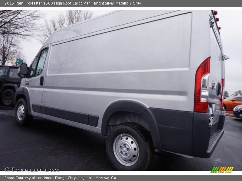 Bright Silver Metallic / Gray 2015 Ram ProMaster 1500 High Roof Cargo Van