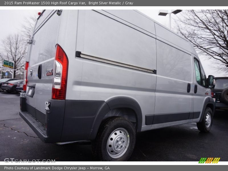 Bright Silver Metallic / Gray 2015 Ram ProMaster 1500 High Roof Cargo Van