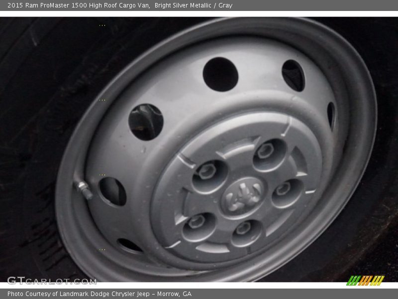 Bright Silver Metallic / Gray 2015 Ram ProMaster 1500 High Roof Cargo Van