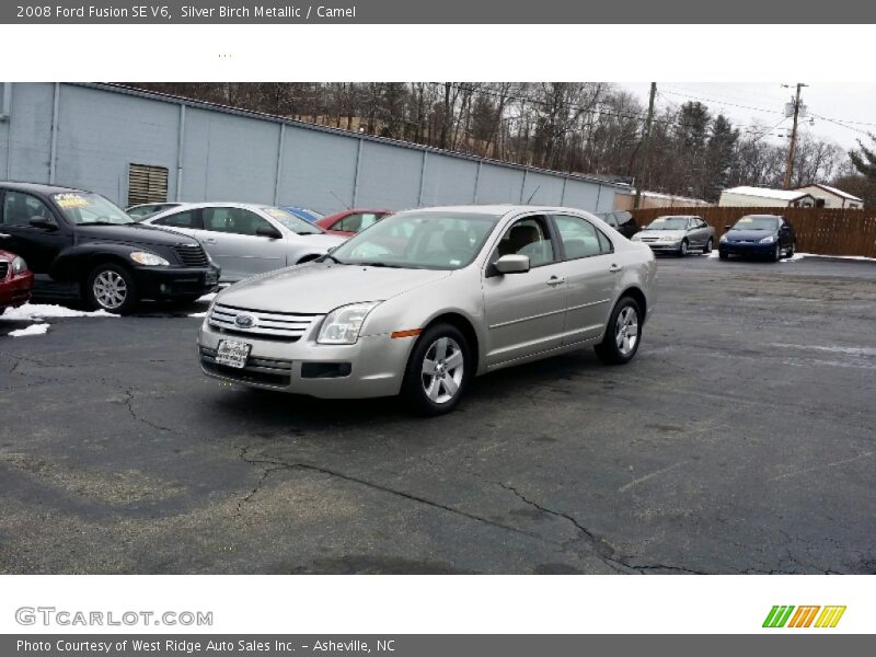 Silver Birch Metallic / Camel 2008 Ford Fusion SE V6