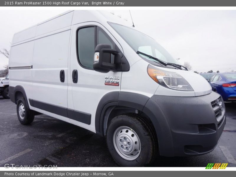 Front 3/4 View of 2015 ProMaster 1500 High Roof Cargo Van