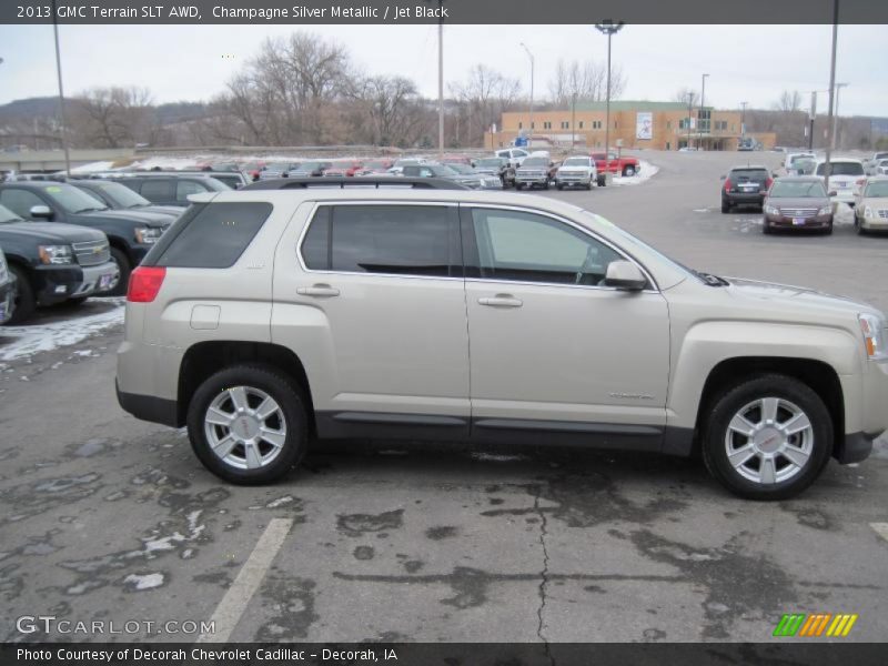 Champagne Silver Metallic / Jet Black 2013 GMC Terrain SLT AWD