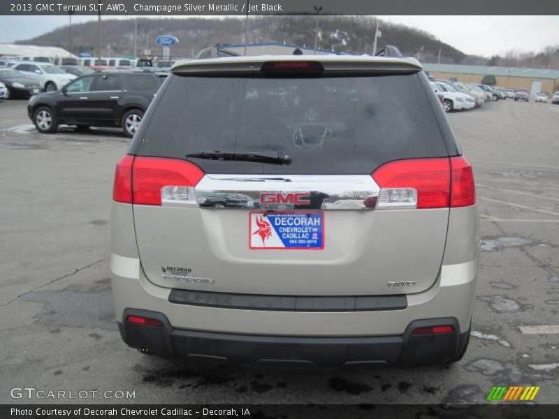 Champagne Silver Metallic / Jet Black 2013 GMC Terrain SLT AWD