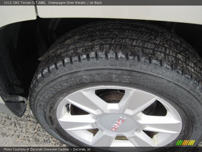 Champagne Silver Metallic / Jet Black 2013 GMC Terrain SLT AWD