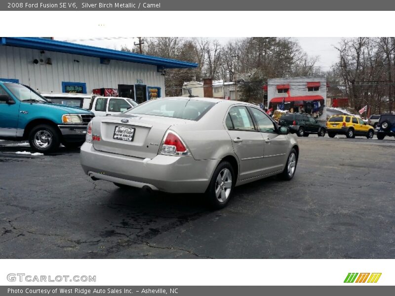 Silver Birch Metallic / Camel 2008 Ford Fusion SE V6