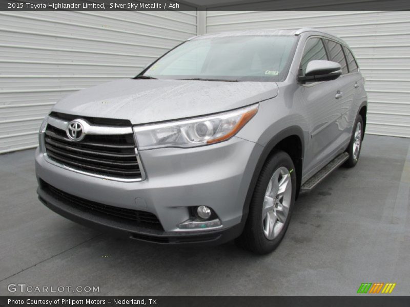 Silver Sky Metallic / Ash 2015 Toyota Highlander Limited