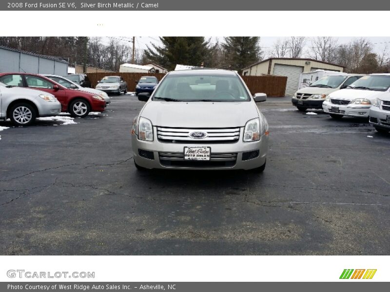 Silver Birch Metallic / Camel 2008 Ford Fusion SE V6