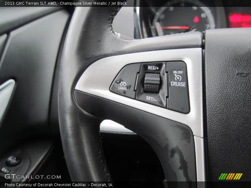 Champagne Silver Metallic / Jet Black 2013 GMC Terrain SLT AWD