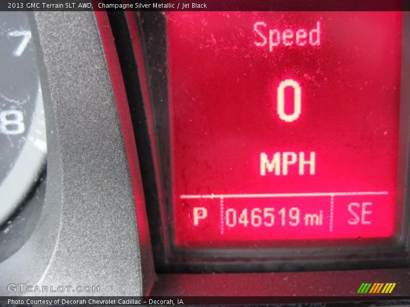 Champagne Silver Metallic / Jet Black 2013 GMC Terrain SLT AWD