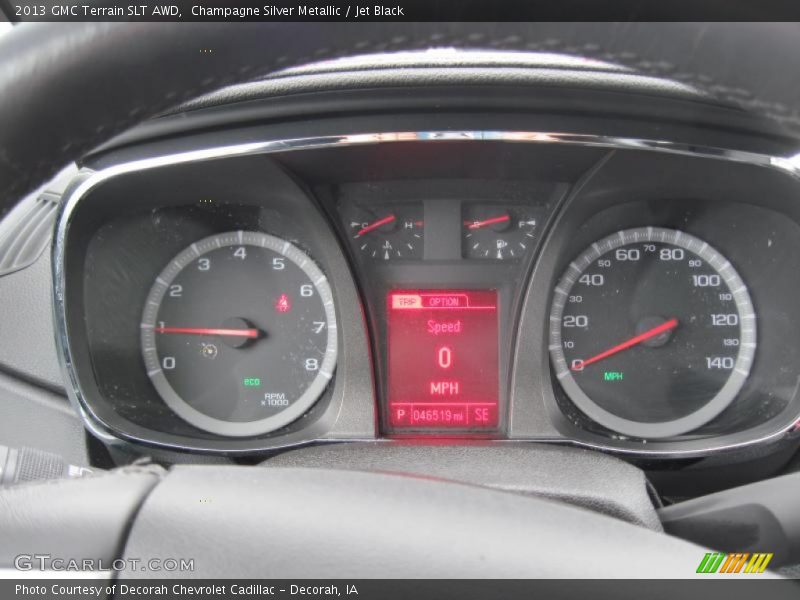 Champagne Silver Metallic / Jet Black 2013 GMC Terrain SLT AWD