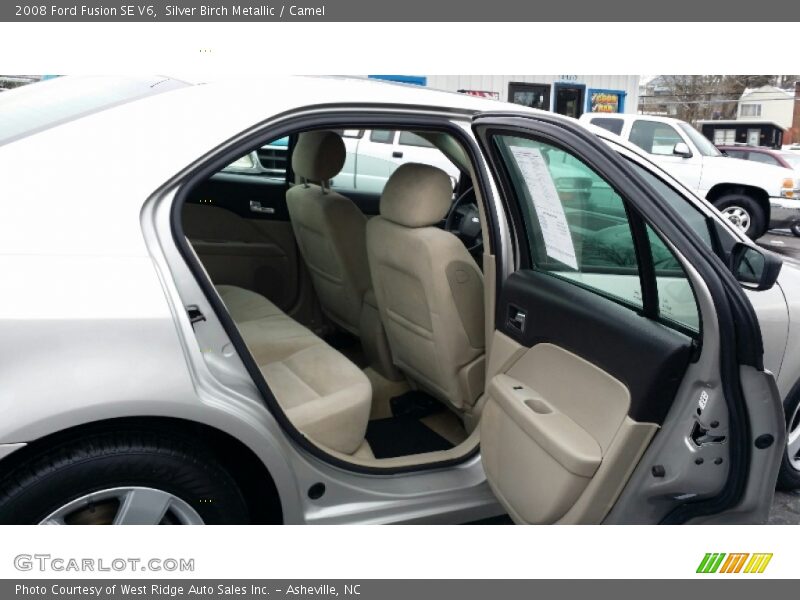 Silver Birch Metallic / Camel 2008 Ford Fusion SE V6