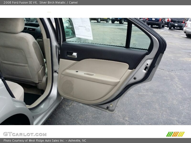 Silver Birch Metallic / Camel 2008 Ford Fusion SE V6