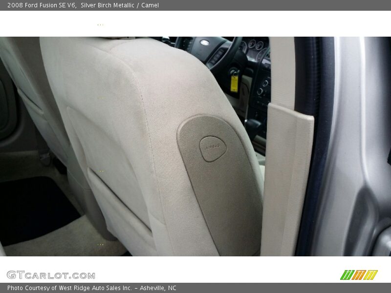 Silver Birch Metallic / Camel 2008 Ford Fusion SE V6