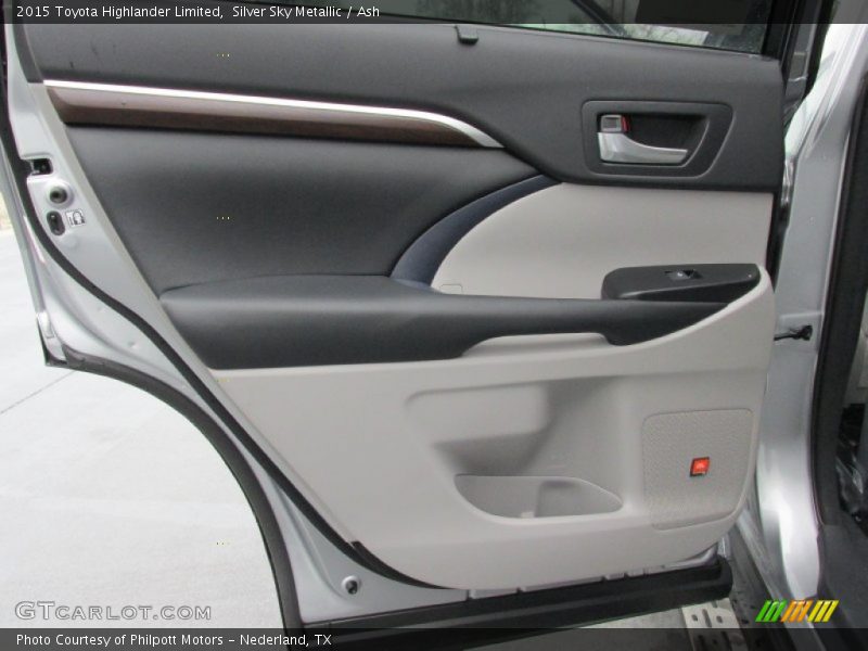 Silver Sky Metallic / Ash 2015 Toyota Highlander Limited