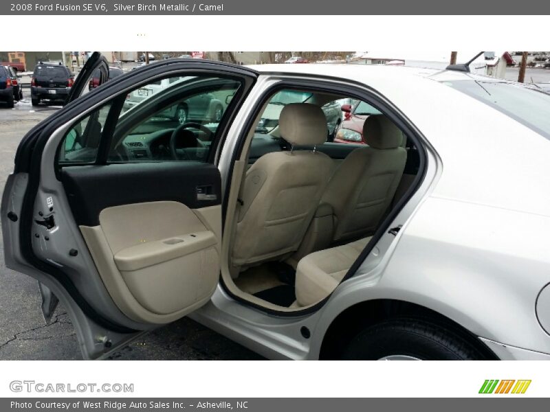 Silver Birch Metallic / Camel 2008 Ford Fusion SE V6