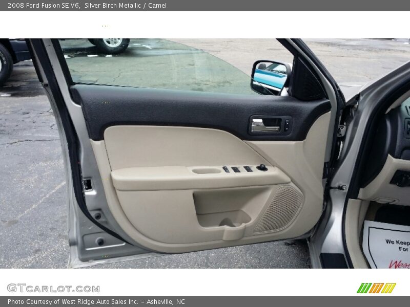 Silver Birch Metallic / Camel 2008 Ford Fusion SE V6