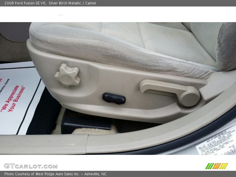 Silver Birch Metallic / Camel 2008 Ford Fusion SE V6