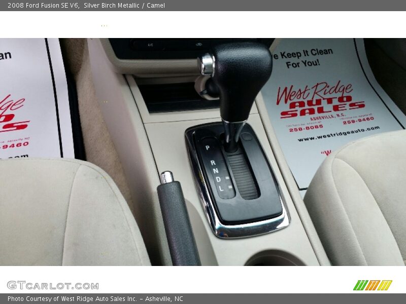 Silver Birch Metallic / Camel 2008 Ford Fusion SE V6