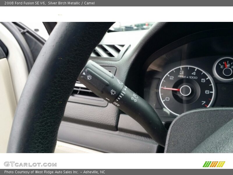 Silver Birch Metallic / Camel 2008 Ford Fusion SE V6