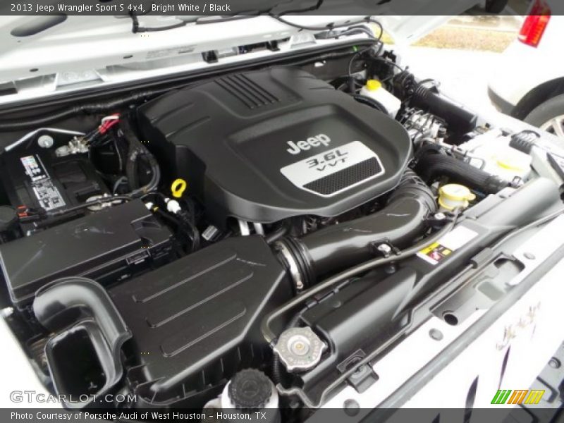  2013 Wrangler Sport S 4x4 Engine - 3.6 Liter DOHC 24-Valve VVT Pentastar V6