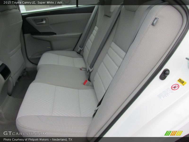 Rear Seat of 2015 Camry LE