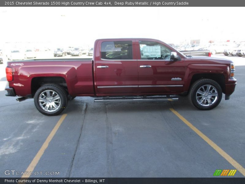 Deep Ruby Metallic / High Country Saddle 2015 Chevrolet Silverado 1500 High Country Crew Cab 4x4