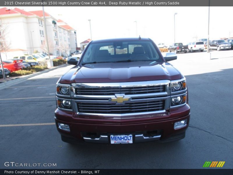 Deep Ruby Metallic / High Country Saddle 2015 Chevrolet Silverado 1500 High Country Crew Cab 4x4