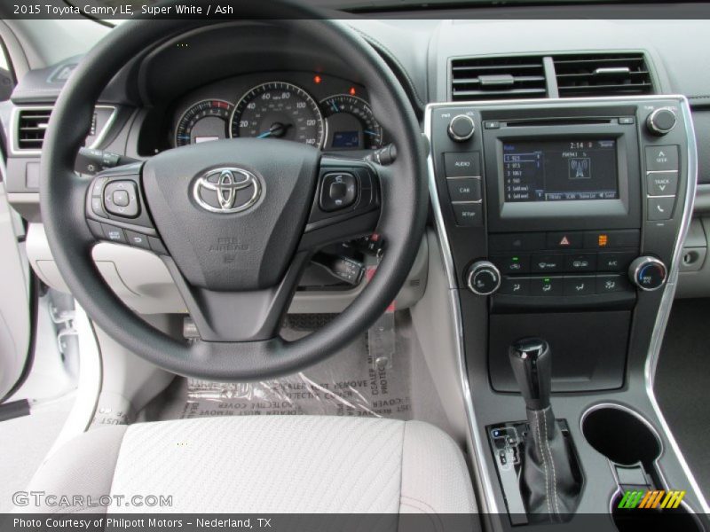 Dashboard of 2015 Camry LE