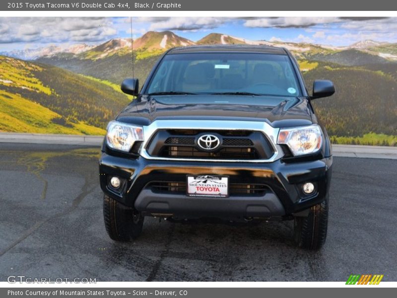Black / Graphite 2015 Toyota Tacoma V6 Double Cab 4x4